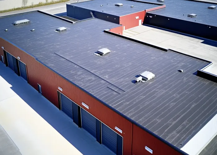 Flat Roof Waterproofing and Coating Application